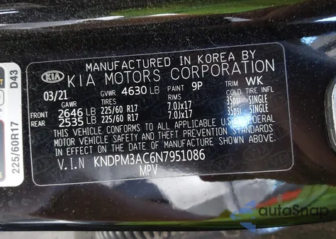 2022 Kia Sportage Lx from USA, damaged, VIN KNDPM3AC6N7951086